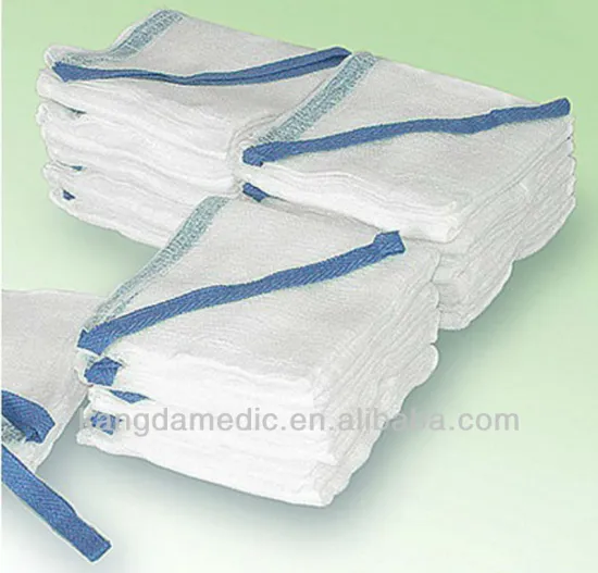 Gamma sterile pre-washed lap sponge 18''x18'' 4ply