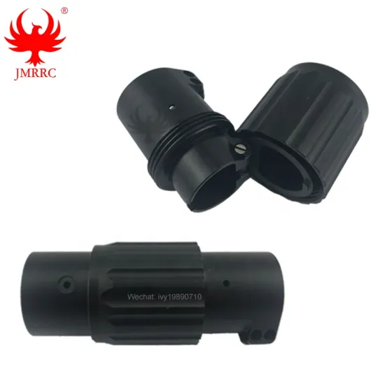 JMRRC Customized OD 40mm CNC Aluminum Folding Arm Tube Joint 40mm Folding kit for Agricultural Sprayer UAV Drone