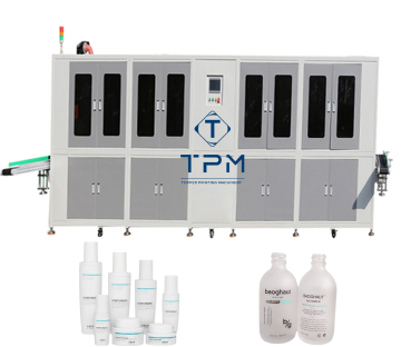 Automatic Multi-Color Cylinder Bottle Cup Silk Screen Printing Press for Sale