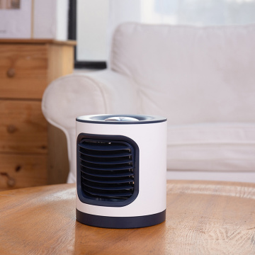 Mini ventilador de escritorio sin cuchillas purificador de aire de calor frío
