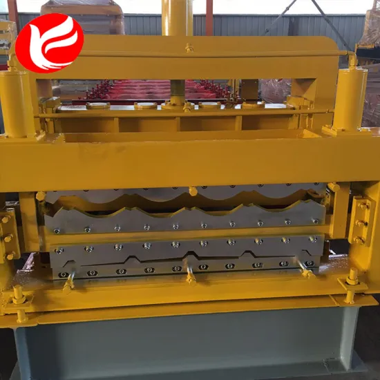 Double layer wall panel metal forming machine