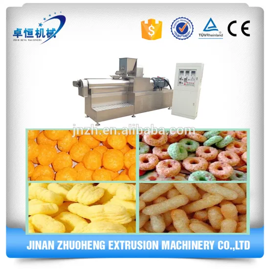 corn flour snack food extruder machine