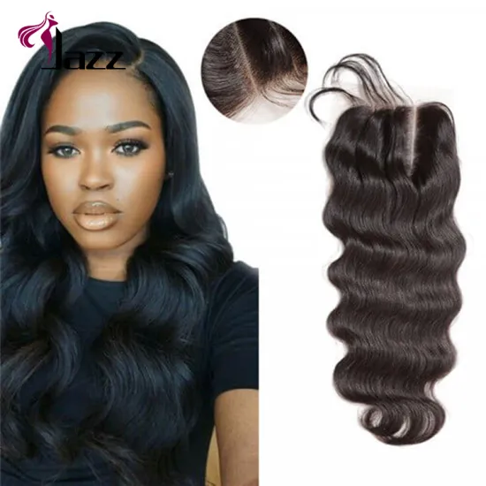 Virgin brazilian cheap hand tied silk base lace closure with baby hair, afro kinky tight curly silk top human hair closure bleac