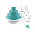 Klasa żywności Silicone Round Cake Set