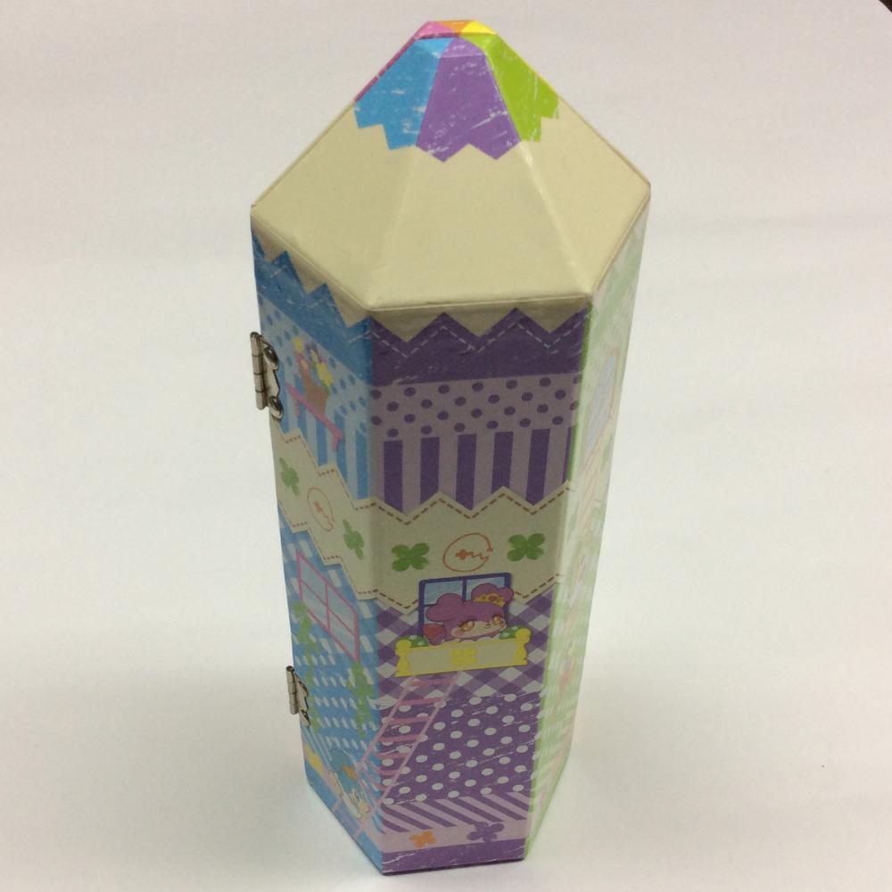 Paper Pen Shaped Cartoon Stamp Gift Box