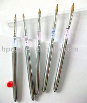 Copper tube Nail Art Acrylic Brush