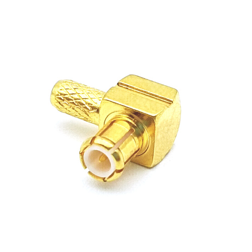 Right Angle MCX Male Plug RF Coaxial Adapter