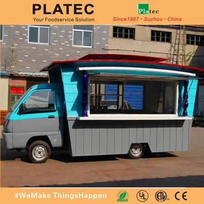 China Manufacture High Quality Food Truck Fast Food Van/Fast Food mobile kitchen van For Sale