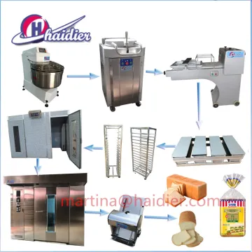 Complete Set Bakery Bread Rotary Oven Production Line Equipment