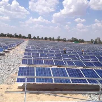 Hot-Dipped Galvanized C Steel Solar Ground Mounting System