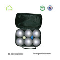 6 Metal Boules with Nylon Carrying Bag