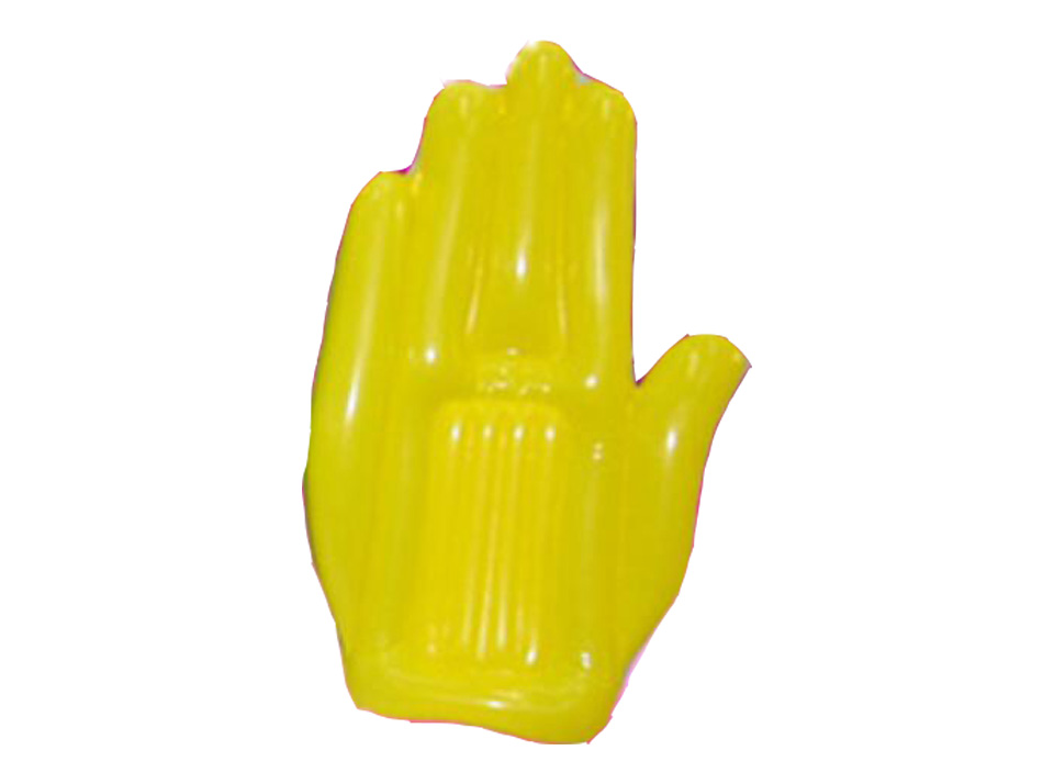 custom advertising giant inflatable finger hand with logo