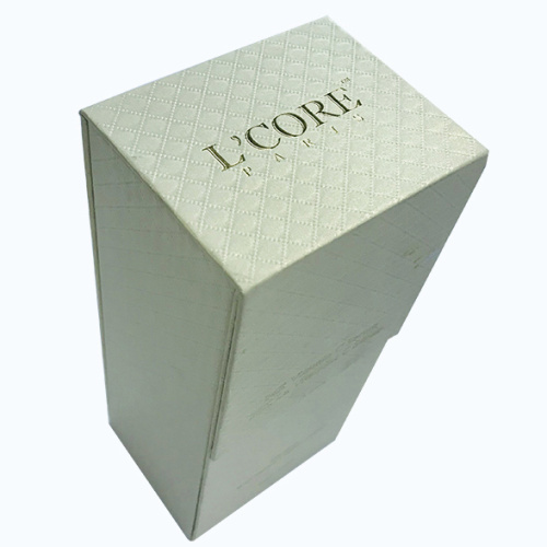 Soft touch full gold foil cosmetic paper boxes