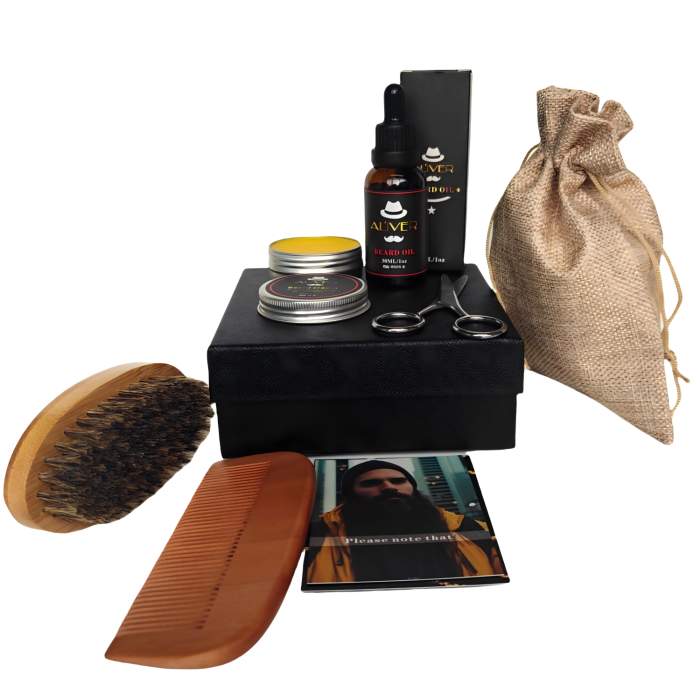 Set de 6 piezas al mejor set de regalo de barba