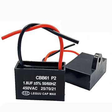 Lorida di alta qualità CBB61 1.8UF 450V Condensatore per ventilatore a soffitto a motore CA
