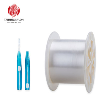 İnterdental fırça için beyaz 0.05mm naylon fiber PA612