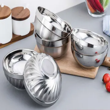 304 Stainless Steel Thickened Rice Bowl Soup Bowl