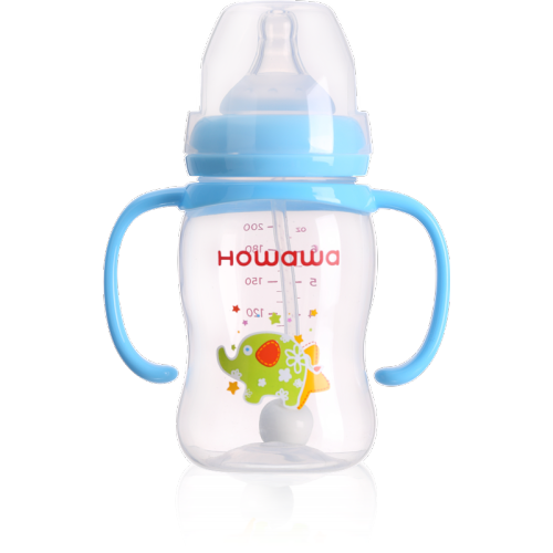 7 oz Wide Neck PP bottle para alimentação do bebê