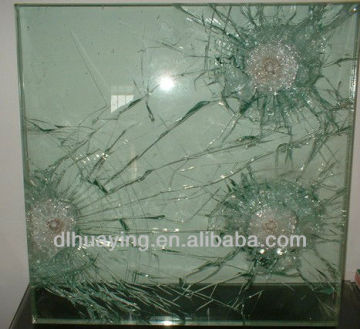 Bullet resistence glass for bank with ISO9001&CCC in Dalian