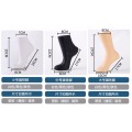 New 1 Pc Mens Mannequin Foot Plastic Stand Display Shor Socks Medium Socks Part Dummy Torso Leg Black Foot Model With Magnet
