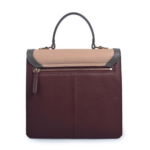 Latest Large Hard Leather Female Finalize Tote Bag