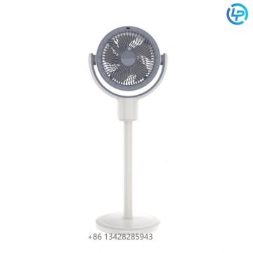 Portable Foldable Telescopic Fan with LED Lamp - 4 Gear USB Rechargeable Fan Light