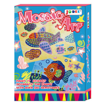 DIY Mosaic Gemstones craft
