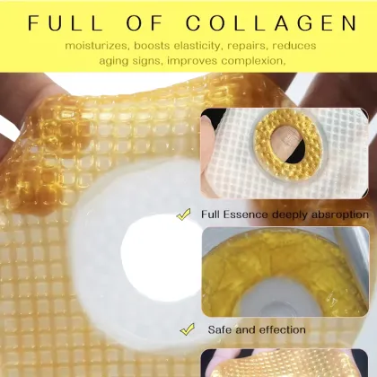 Gold Collagen Crystal Breast Mask: Moisturizing Lifting Firming Whitening