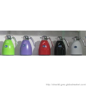 Coffee pot with glass liner, s/s body, asbestos free