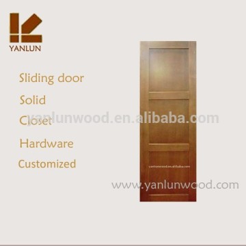 custom new design plywood with oak veneer closet sliding door