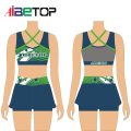 Frauensport -BH und Shorts Set