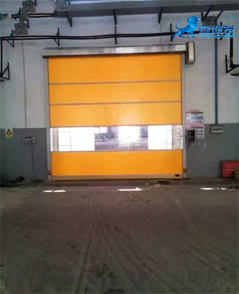 PVC Fast door used in Stereo Garage