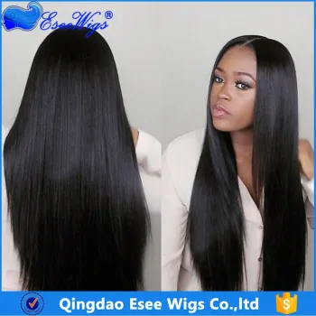 7A Grade Brazilian Virgin Full Lace Human Hair Wigs Straight 130 Density Lace Front Human Hair