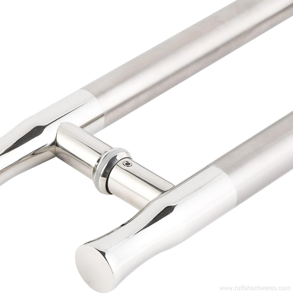 Stainless Steel Handle with Matte Texture