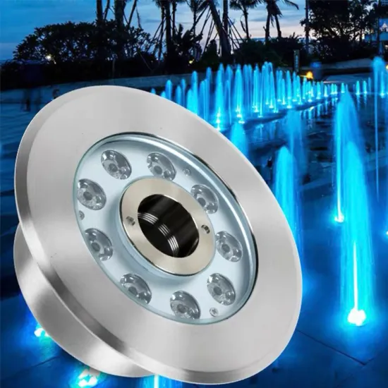 6W 9W 12W IP68 Waterproof RGB RGBW Pool Fountain Lights for Outdoor Square Use