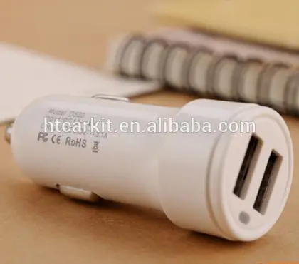 3 ports USb car charger for vivo X5 free logo print