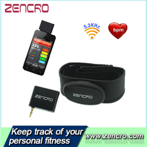 Wireless Heart Rate Belt 5.3k Hz Receiver with Heart Rate Monitor