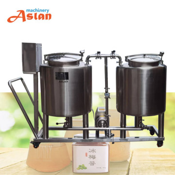 100L Combined Oil Flavor Heating Mixing Tank for Sugar Sauce Cooking and Cosmetics