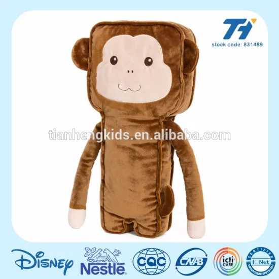 Animal style children safety belt monkey plush toy seat belt