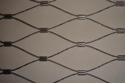 stainless steel cable mesh rhombus mesh