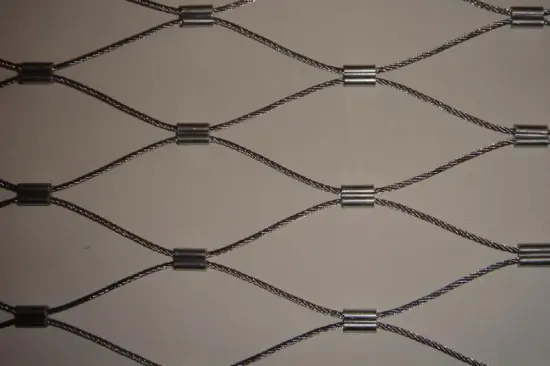 stainless steel cable mesh rhombus mesh