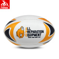 Pallone da rugby in pelle con design personalizzato, promozionale e da gara