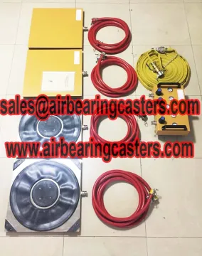 Air bearing casters require a suitable floor to work