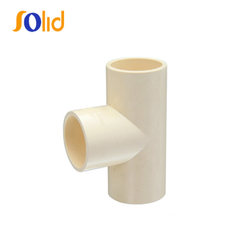 plastic Pipe Fitting ASTM 2846 Standard for Irrigation CPVC Straight Tee