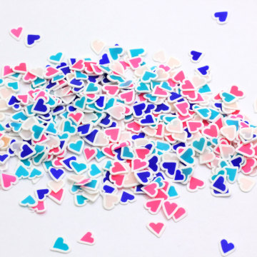 Cheap Wholesale 5*6mm Heart Shaped Polymer Clay Slice For  Body Parts Accessories DIY Charms