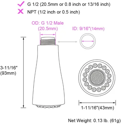 Pull Down Kitchen Faucet with Spray Shower Head