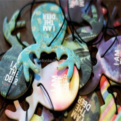 2023 Custom Car Air Freshener Hanging Scent Trees with Ice Logo