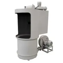 Investment casting floating sand machine with dust removal