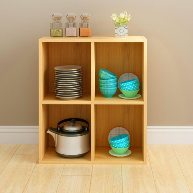 Gabinete de cocina de madera simple