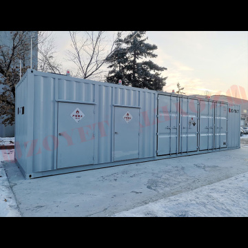 Outdoor chemical storage container for IBC Drums